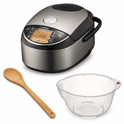 Zojirushi NP-NWC10XB Pressure Induction Heating Rice Cooker w/ Accessory Bundle