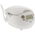 thumbnail image 1 of Zojirushi NS-ZCC10 5.5-Cup Neuro Fuzzy Rice Cooker & Warmer, Premium White, Made in Japan, 1 of 5