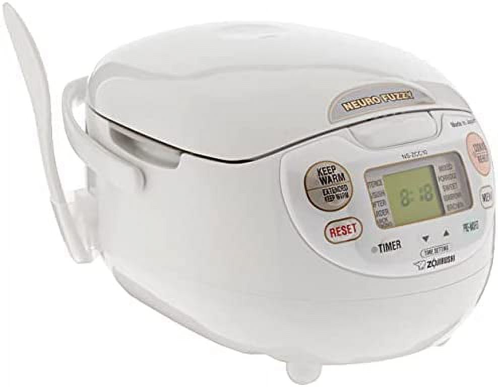 Zojirushi NSZCC10 Neuro Fuzzy Rice Cooker, 5.5Cup, White