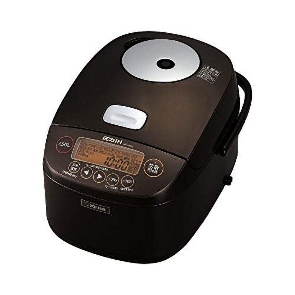 Zojirushi Rice Cooker, Pressure IH Type, 1.8 (10 Go), Extreme Cooking, Iron Coated Platinum