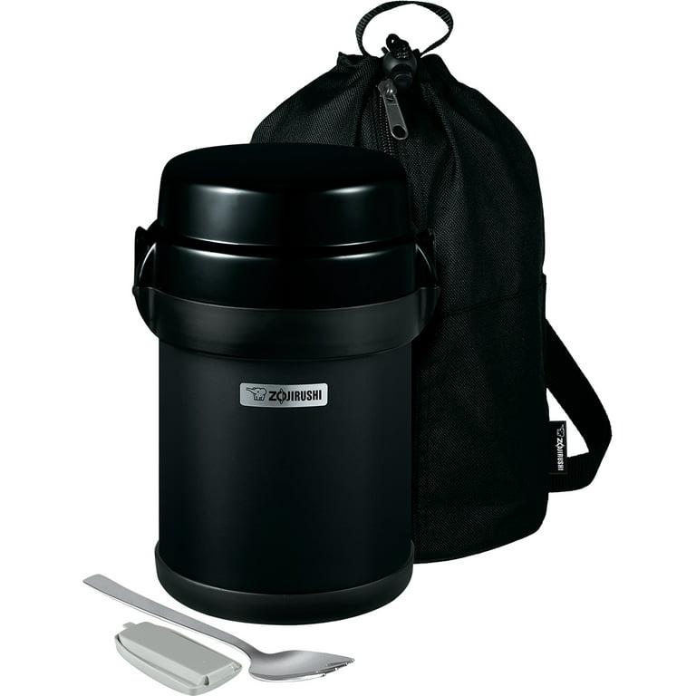 Zojirushi SL-JBE14BZ Mr. Bento® 41oz Stainless Steel Lunch Jar, Carbon  Black 