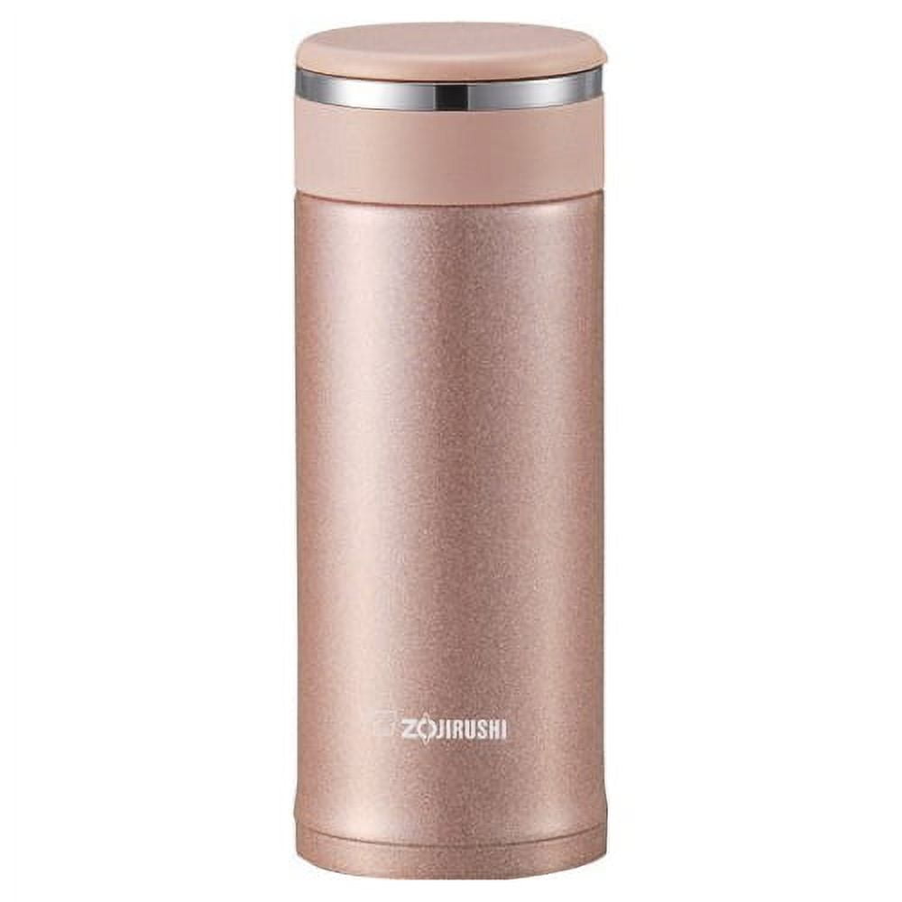Zojirushi Stainless Steel Mug with Tea Leaf Filter-11oz-Pink Champagne SM-JTE34PX