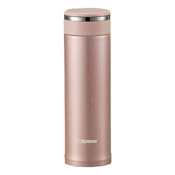 Zojirushi Stainless Steel Mug with Tea Leaf Filter-16oz-Pink Champagne SM-JTE46PX