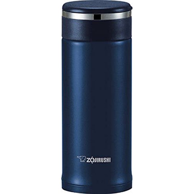 Zojirushi Stainless Steel Travel Mug with Tea Leaf Filter, 11Ounce/0.34Liter, Deep Blue