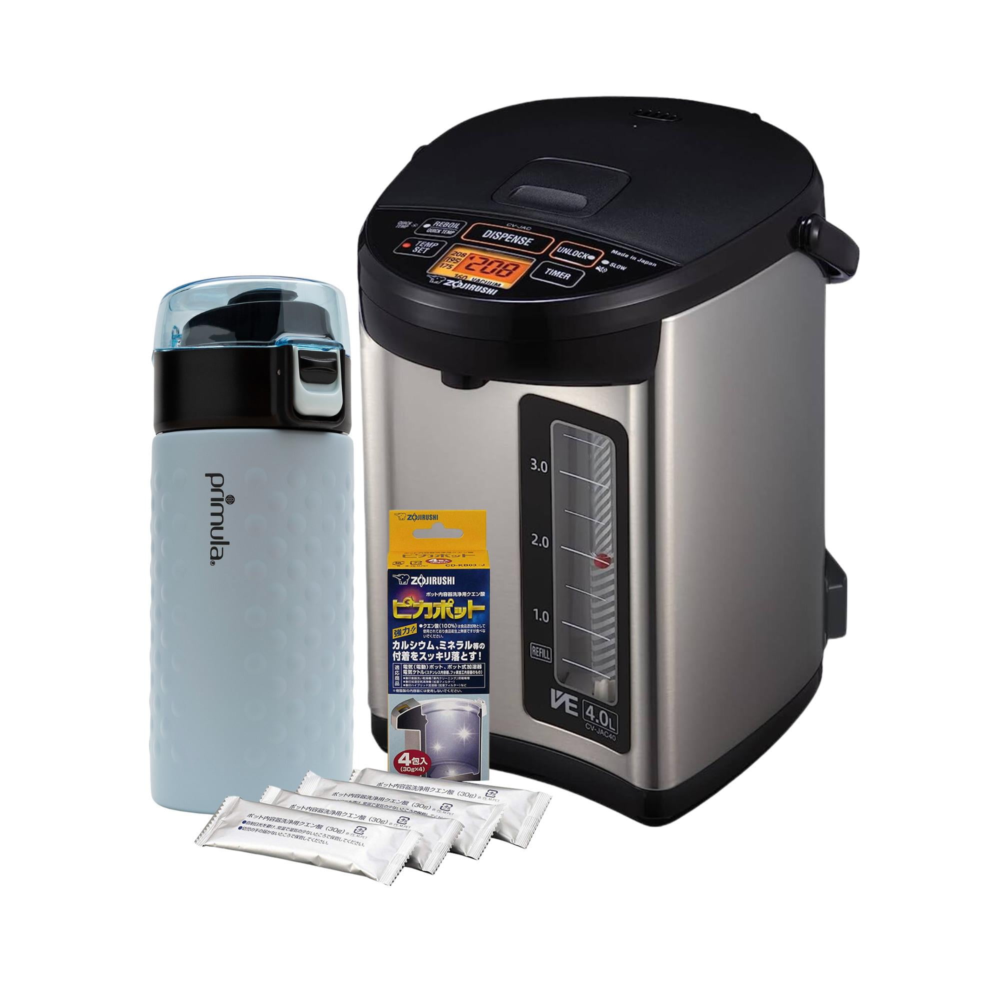 Zojirushi Water Boiler and Warmer 4.0Liter (Black) w/Container Cleaner