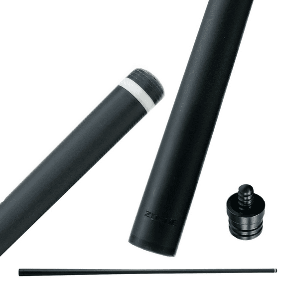 Zokue Carbon Shaft with 3/8*8 Pin Joint 10.5mm/11.5/12.5mm Tip Professional Single Shaft with Carbon Tube for Billiard Cue
