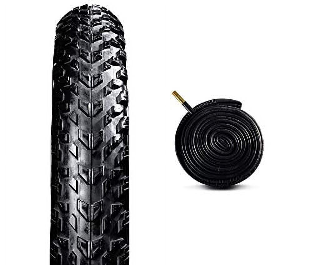 Lot 2 Chambres à Air Vélo électrique – 26 X 3.5/4.0, Valve Schrader, Fat Bike