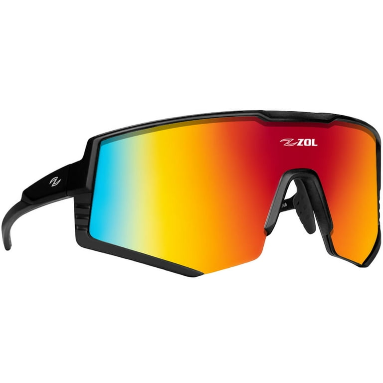 Zol Evo Sunglasses Frame Black Lens Red