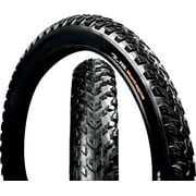 Zol Montagna Mtb Mountain Wire Bike Bicycle Tire 26x2.25" Black 2 pcs