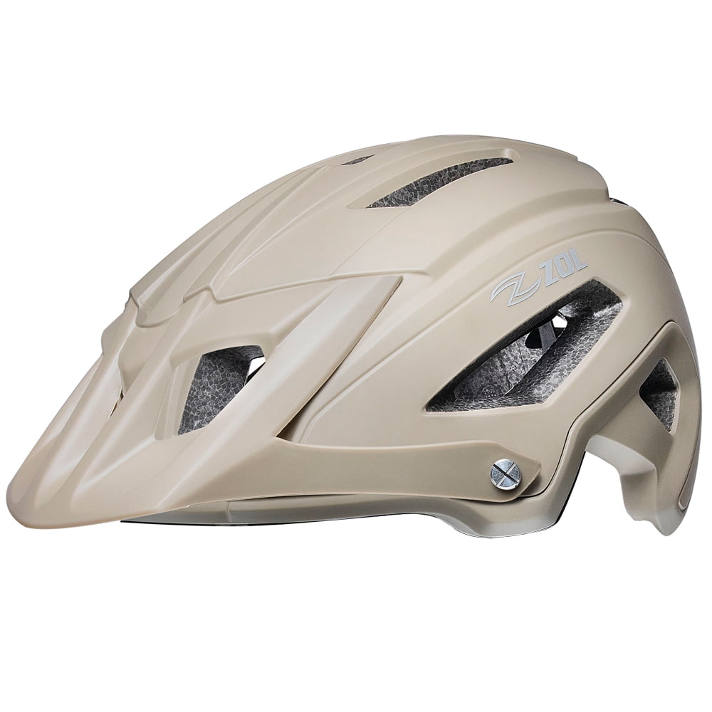 Zol Predator Bicycle MTB Mountain Bike Helmet (Beige, Small/Medium