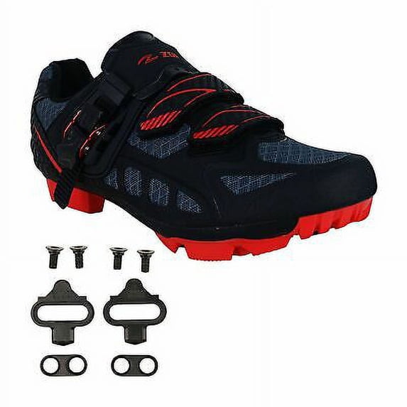 Zol Predator Plus MTB Mountain Bike and Indoor Cycling Shoes with Spd Mtb Cleats (40 CM (EU)/ 7.5 (US))