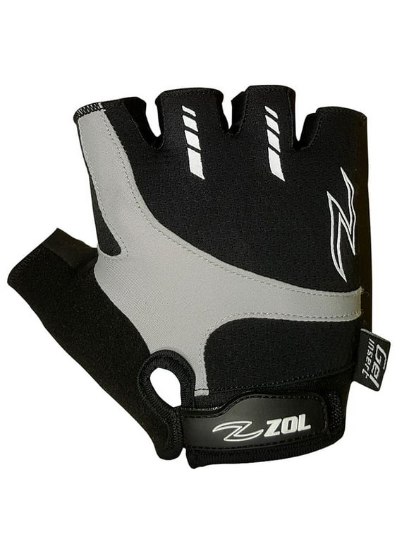 Zol Race Performance Cycling Gloves Half Finger Bike Gloves Gel Pad (X-Small)