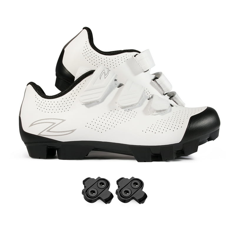 Zol Raptor and Indoor Cycling Shoes with Spd Cleats White