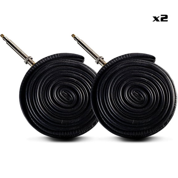 Zol Road Bicycle Bike Inner Tube 700x23/25c Long Presta Valve 80mm (2 pcs)