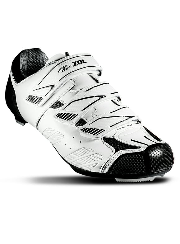 Zol Stage Road Cycling Shoes (11.5, White)