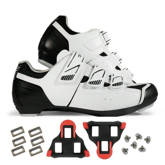 Zol Stage Road Cycling Shoes with Spd Road Cleats (43 CM (EU)/ 10 (US))