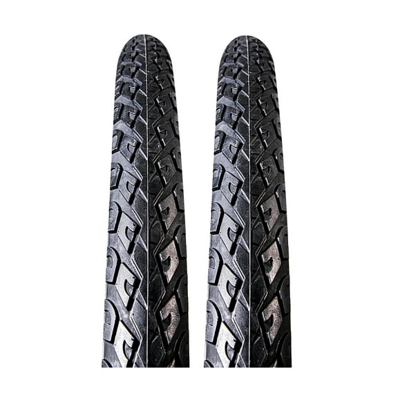 Zol Urban Hybrid Reflective City Wire Bike Bicycle Tire 700X38c 29er Black (2 pcs)
