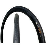 Zol Velocita Road Wire Bike Bicycle Tire 700x23C Z1179W Black (2 pcs)