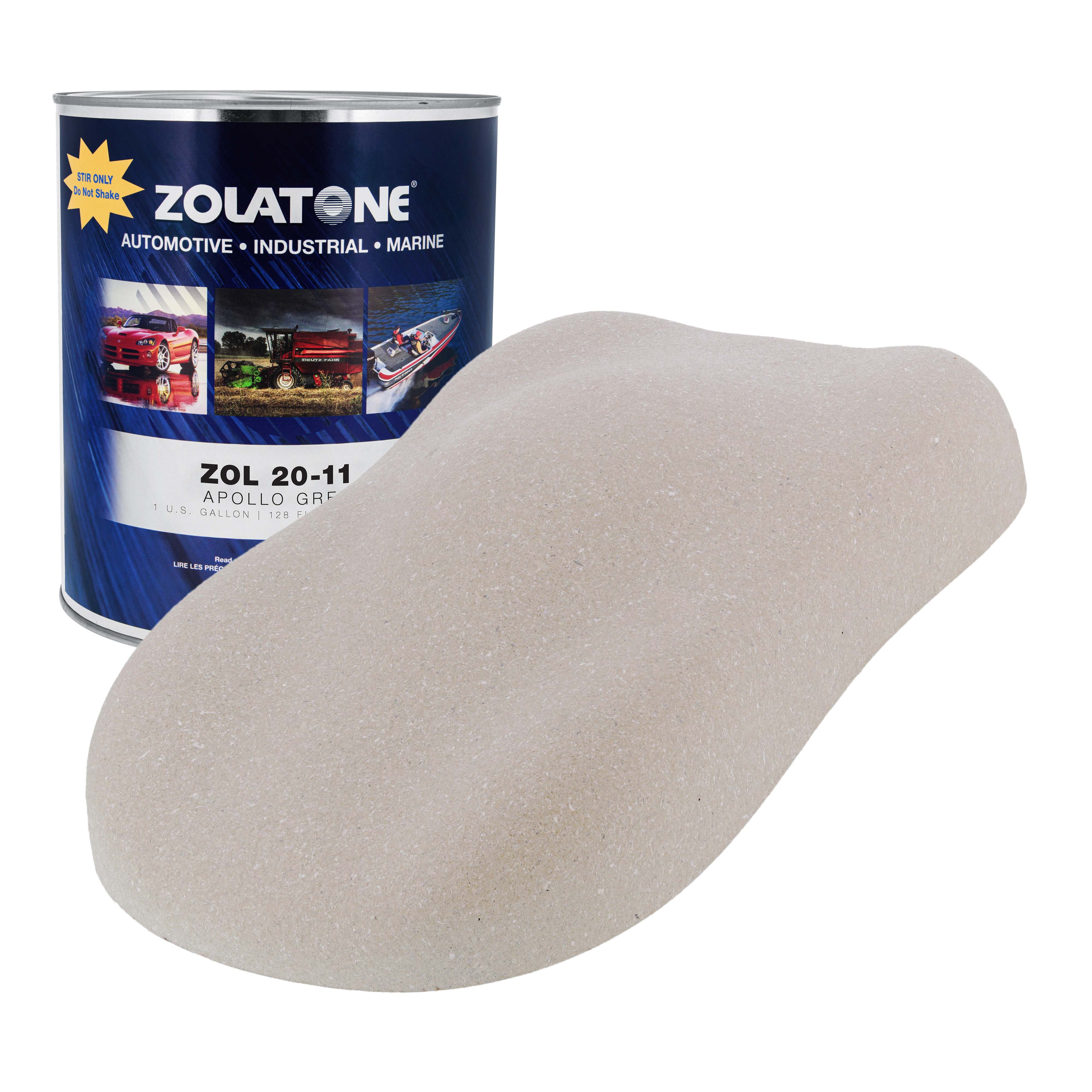 Zolatone Apollo Grey - 20 Series Stock Color Spatter Finish, Gallon 