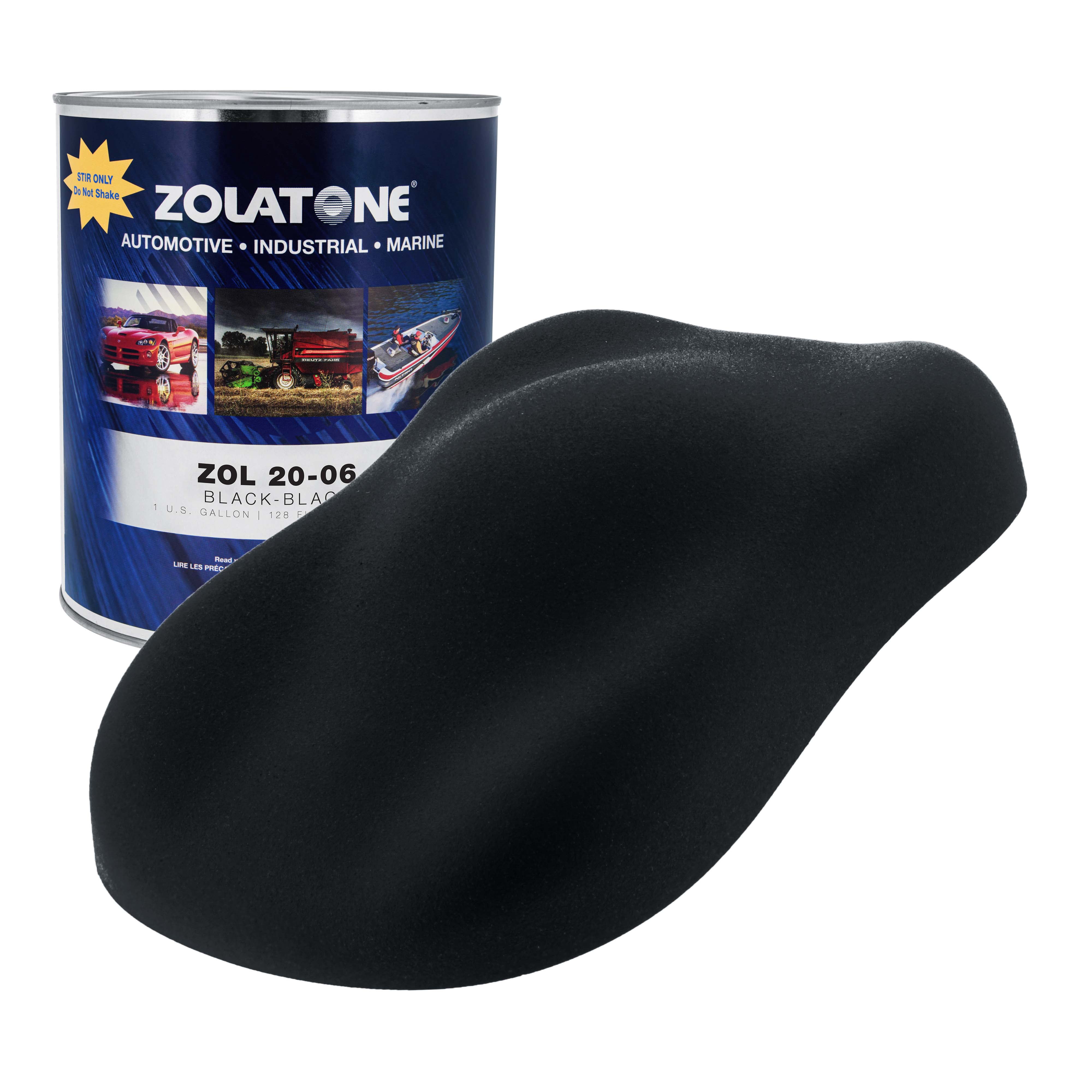 Zolatone Black/Black 20 Series Stock Color Spatter Finish, Gallon