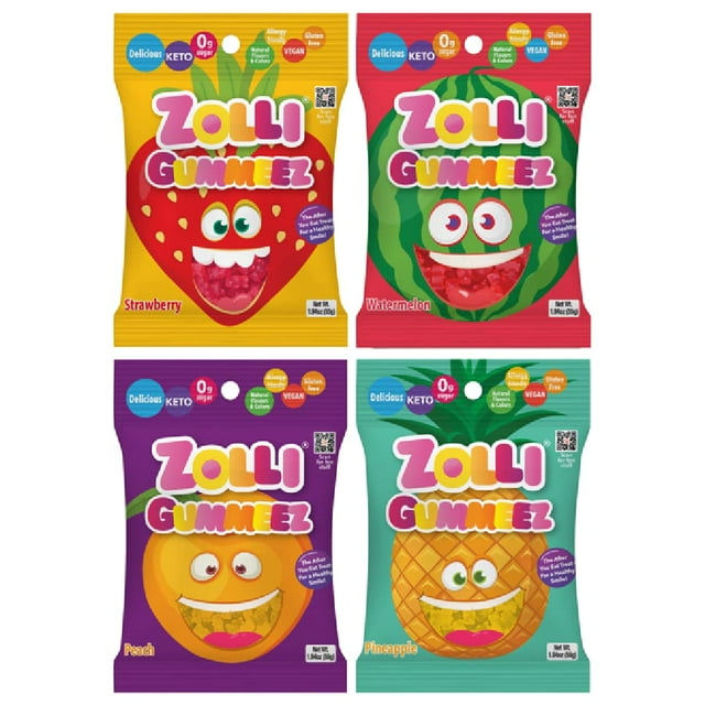 Zolli Gummies Variety YPF5 Delicious Zero Sugar, AllergyFree, KETO