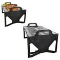thumbnail image 1 of Zoloko 2025 Collapsible BBQ Grill for Easy Storage ,Portable Tabletop Charcoal Grill for Camping, Outdoor, Steel Fire Pit & Kabob Stove for Parties, Backyard, Tailgating 1 Pack, 1 of 8