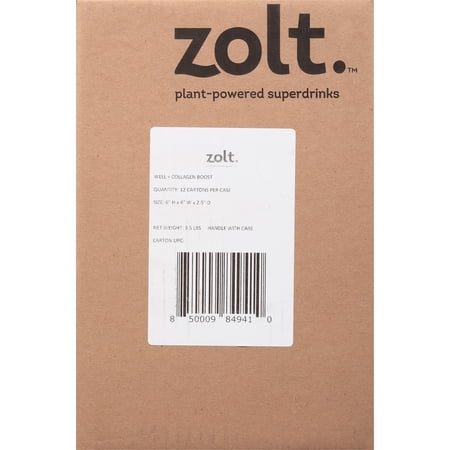 Zolt® Plant-Powered Superdrink Well +Collagen Boost for Immunity, Meyer Lemon Tea