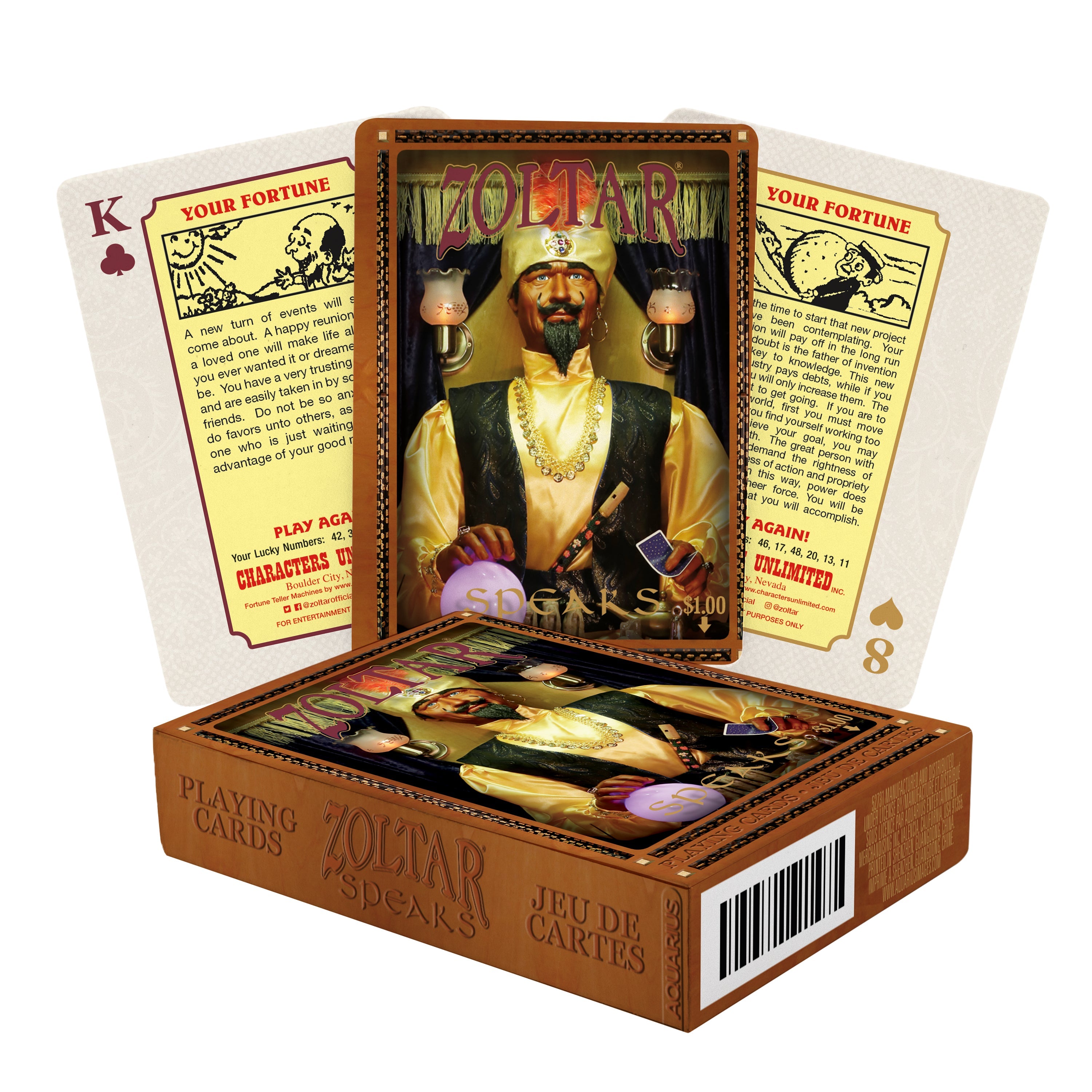 Zoltar Fortunes Playing Cards