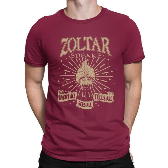 Zoltar Knows All, Sees All, Tells All Men's T-shirt