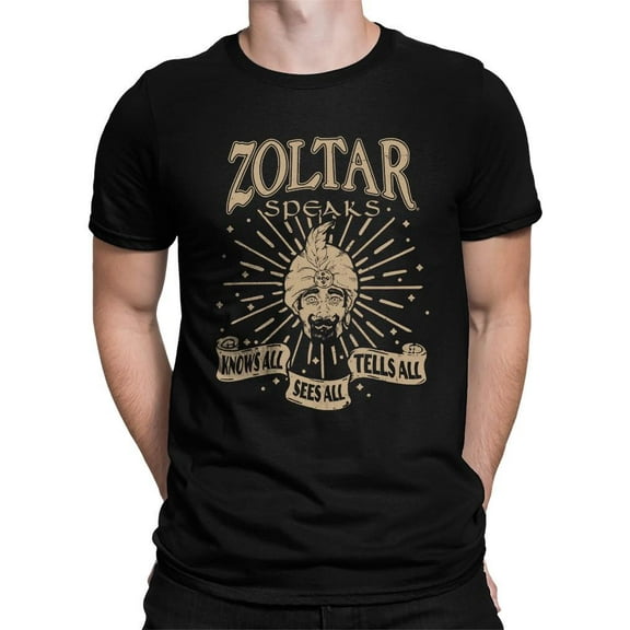 Zoltar Knows All, Sees All, Tells All Men's T-shirt