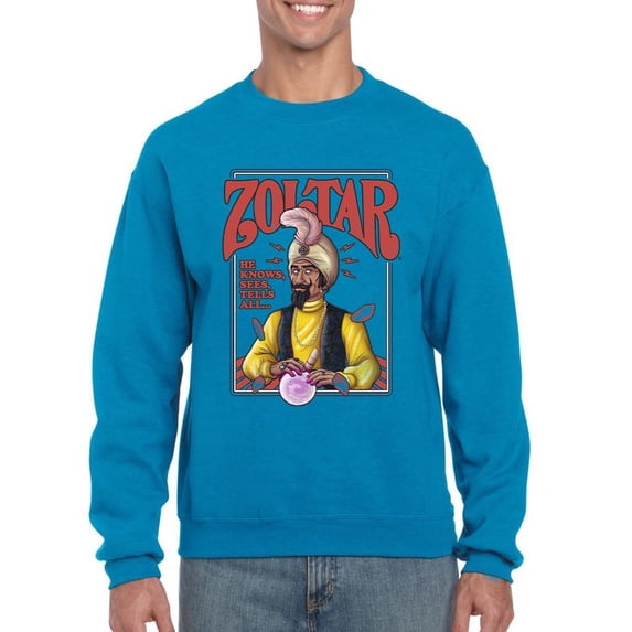 Zoltar Speaks - Knows All, Sees All, Tells All Men's Sweatshirt