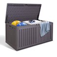 thumbnail image 1 of Zolyndo 100 Gallon Waterproof Outdoor Storage Box, Outside Resin Deck Box for Patio Cushions, 1 of 7