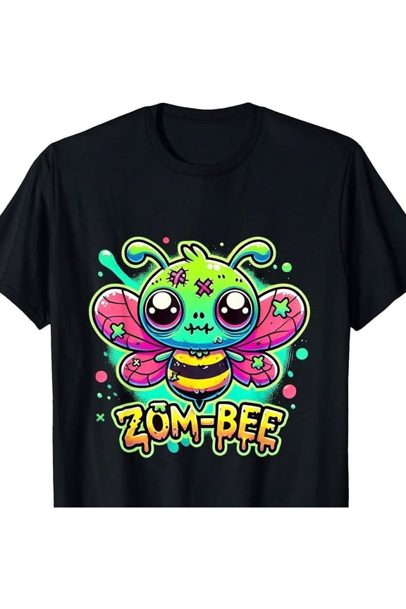Zom-Bee Cute Halloween Creepy Zombie Bee C1Artoon T-S1Hirt