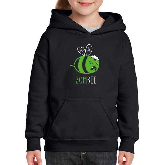 Zombee Hoodie Juniors -Smartprints Designs, Medium