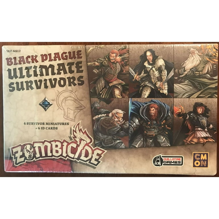 Zombicide Black Plague Kickstarter Exclusive Promo Survivors NEW