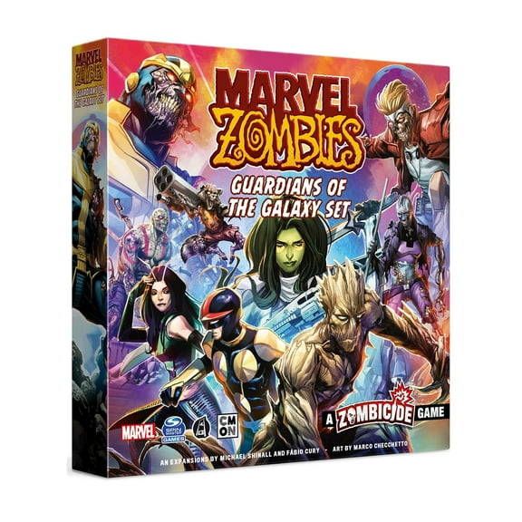 Zombicide Marvel Zombies: Guardians of The Galaxy Cooperative Strategy Game Expansion for Ages 14 and up, from Asmodee