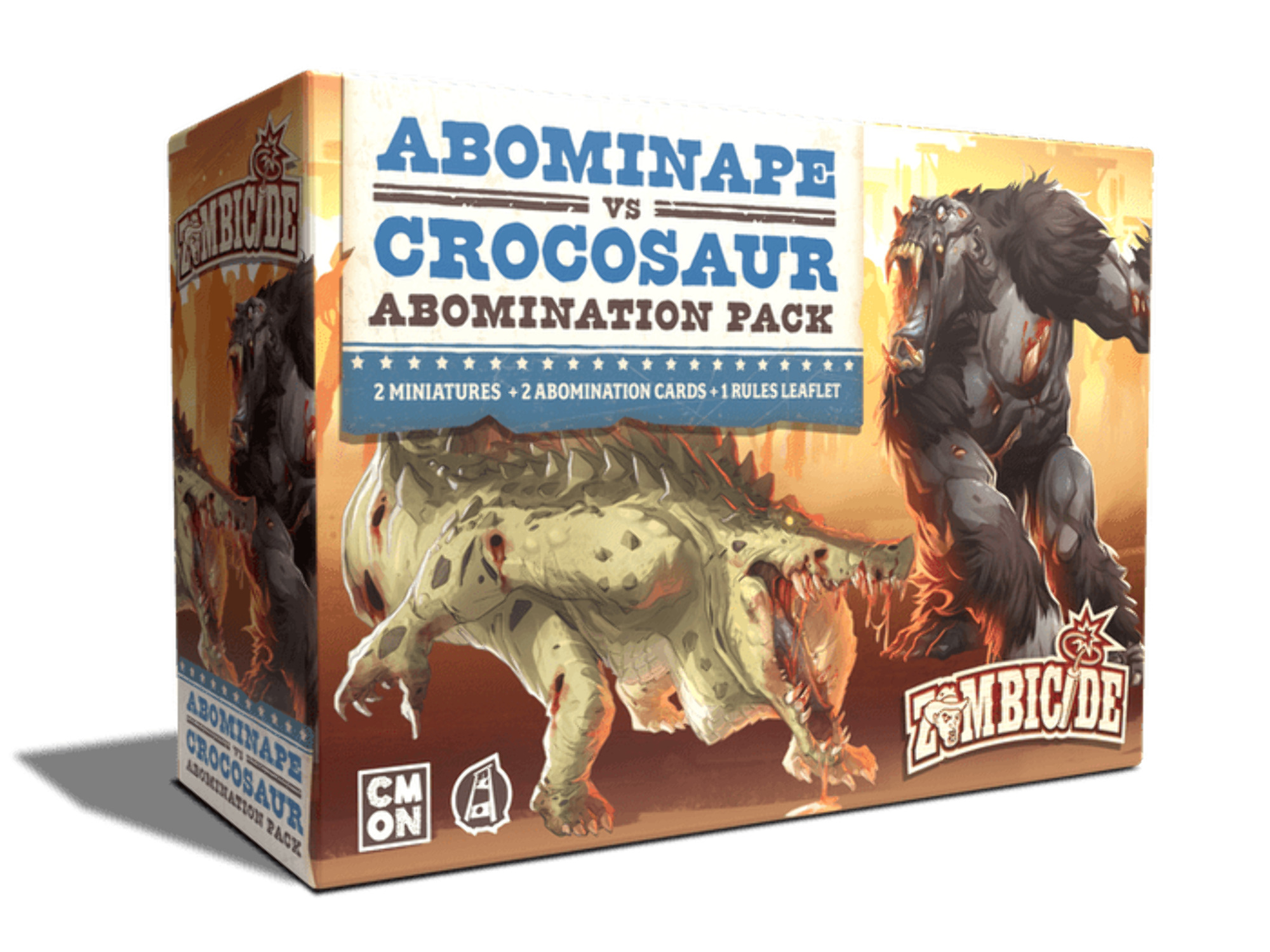 Zombicide: Undead or Alive - Abominape vs Crocosaur Kickstarter Exclusive Abomination Pack