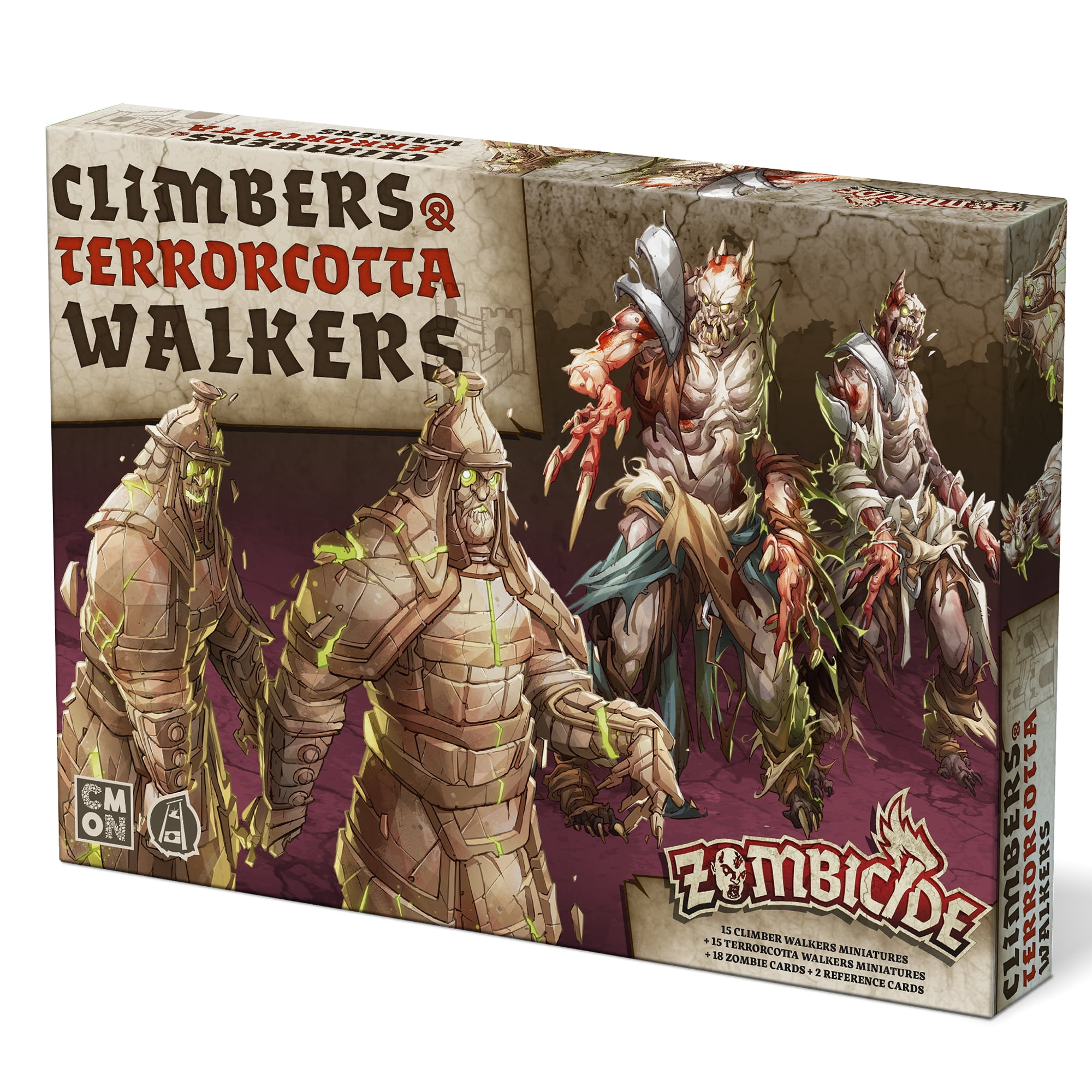 Zombicide: White Death Climbers Terrorcotta Pack Strategy Board Game Expansion for Ages 14+, from Asmodee