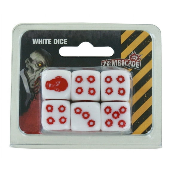 Zombicide White Dice, 6
