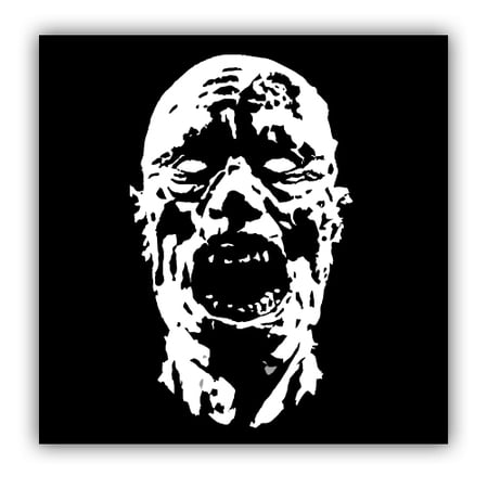 Zombie - 3" Vinyl Sticker - For Car Laptop Water Bottle Phone - Waterproof Decal