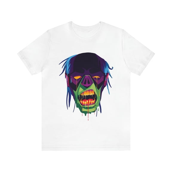 Zombie Animated Design Unisex Jersey Short Sleeve Bella Canvas Tee