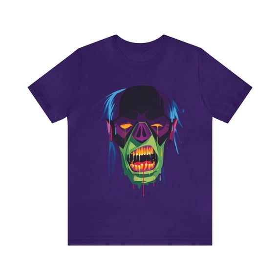 Zombie Animated Design Unisex Jersey Short Sleeve Bella+Canvas Tee