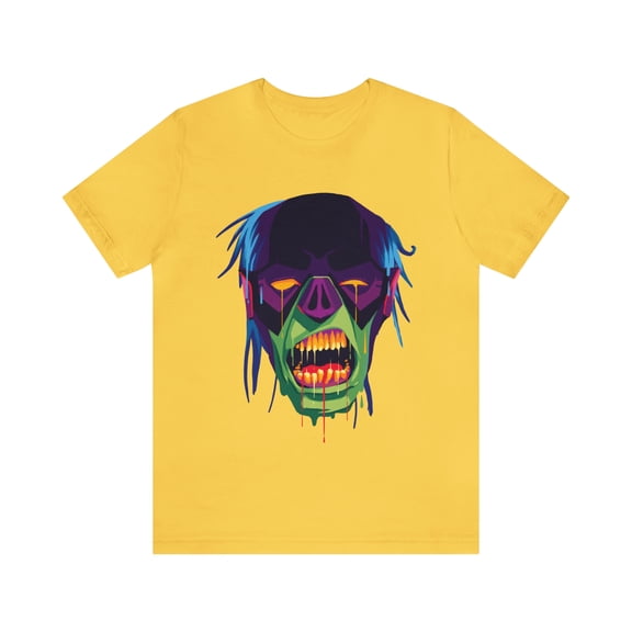 Zombie Animated Design Unisex Jersey Short Sleeve Bella+Canvas Tee