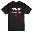 thumbnail image 1 of Zombie Apocalypse Response Team Biohazard Design Men Black T-Shirt, Male Small, 1 of 4