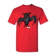 thumbnail image 1 of Zombie Bat Undead Animals Adult DT T-Shirt Tee, 1 of 2