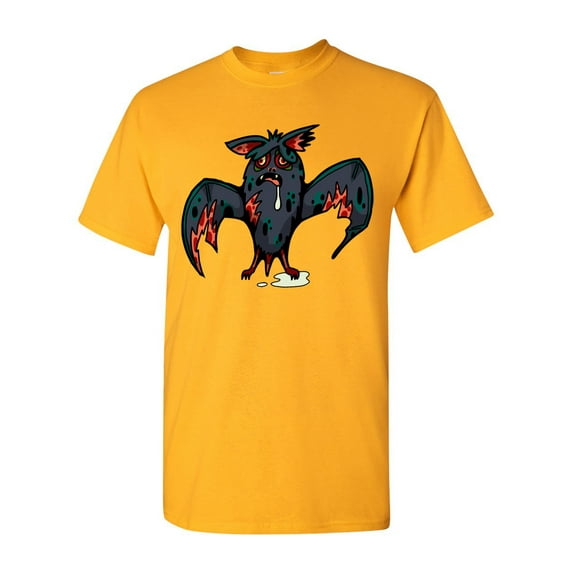 Zombie Bat Undead Animals Adult DT T-Shirt Tee
