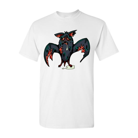 Zombie Bat Undead Animals Adult DT T-Shirt Tee