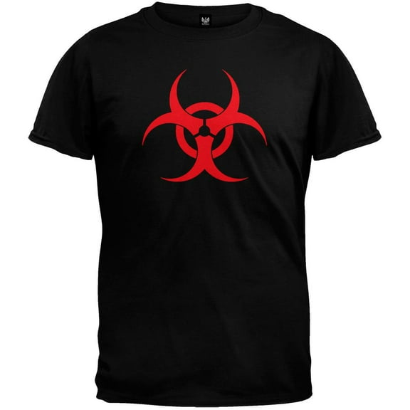 Zombie Biohazard Symbol T-Shirt - 2X-Large