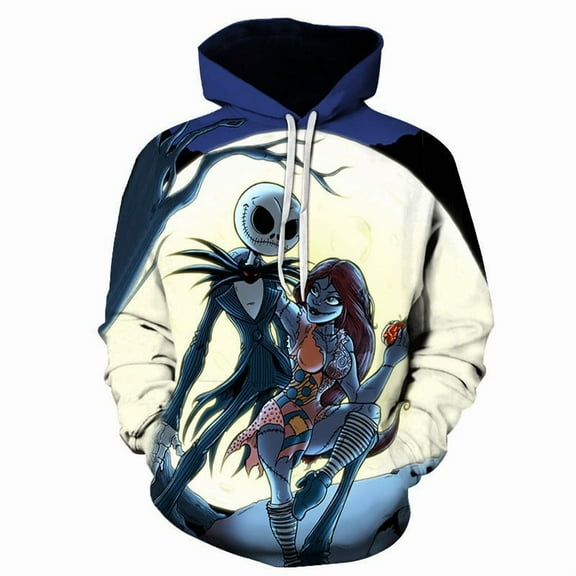 Zombie Bride Hoodie Nightmare Before Christmas Halloween Sweatshirt, Spooky Gothic Pullover for Women & Men