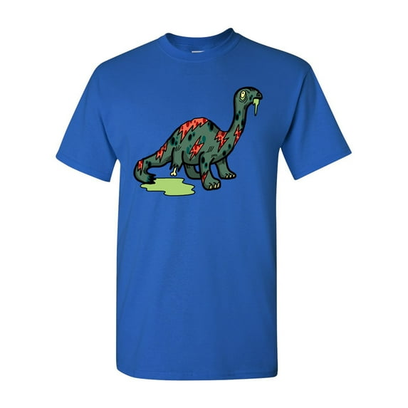 Zombie Brontosaurus Undead Animals Adult DT T-Shirt Tee
